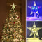 Christmas Tree Decoration, LED Glowing Top Star Light, Xmas Tree Lamp for Home Party Supplies Navidad