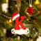 Christmas Tree Decoration Letter Pendant DIY Xmas Holiday Acrylic Ornament For Home Decor 18