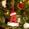 Christmas Tree Decoration Letter Pendant DIY Xmas Holiday Acrylic Ornament For Home Decor 23