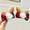 Kawaii Christmas Ear Hair Clip Santa Snowman Xmas Party Barrettes For Kids Cosplay Headwear 11