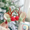 Kawaii Christmas Ear Hair Clip Santa Snowman Xmas Party Barrettes For Kids Cosplay Headwear 14
