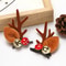 Kawaii Christmas Ear Hair Clip Santa Snowman Xmas Party Barrettes For Kids Cosplay Headwear 19