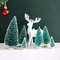 Mini Wooden Christmas Tree, Artificial Tabletop Xmas Tree for Decorations