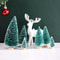 Mini Wooden Christmas Tree, Artificial Tabletop Xmas Tree for Decorations