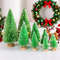 Mini Wooden Christmas Tree, Artificial Tabletop Xmas Tree for Decorations