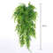 Artificial Plant Vine, Hanging Plastic Leaf Grass Garland Home Decoration Outdoor, Wedding Party Decorations Fake Rattan
