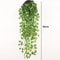 Artificial Plant Vine, Hanging Plastic Leaf Grass Garland Home Decoration Outdoor, Wedding Party Decorations Fake Rattan