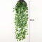 Artificial Plant Vine, Hanging Plastic Leaf Grass Garland Home Decoration Outdoor, Wedding Party Decorations Fake Rattan
