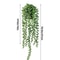 Artificial Plant Vine, Hanging Plastic Leaf Grass Garland Home Decoration Outdoor, Wedding Party Decorations Fake Rattan