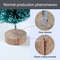 Artificial Mini Wooden Christmas Tree Blue Green White Gold Tower Pine Small Sisal Tabletop Ornament Decor
