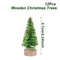 Artificial Mini Wooden Christmas Tree Blue Green White Gold Tower Pine Small Sisal Tabletop Ornament Decor