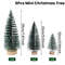 Artificial Mini Wooden Christmas Tree Blue Green White Gold Tower Pine Small Sisal Tabletop Ornament Decor