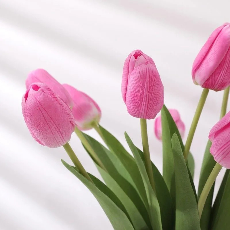 Artificial Tulips, Real Touch Flowers, Tulip Bouquet Decor, Fake Flowers for Home and Wedding Decorations