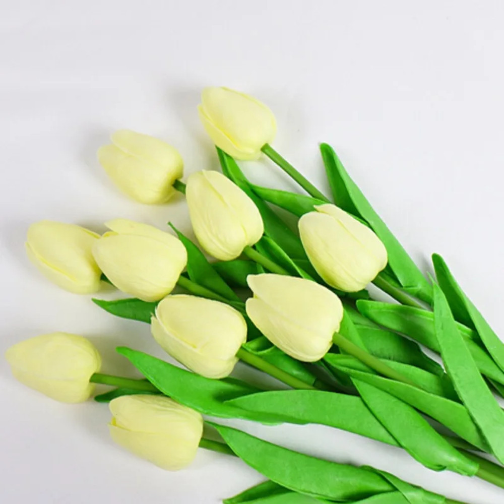 Artificial Tulips, Real Touch Flowers, Tulip Bouquet Decor, Fake Flowers for Home and Wedding Decorations