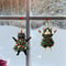 Cute Cat Christmas Tree Pendants Hanging Ornaments For Car And Backpack 1