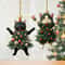 Cute Cat Christmas Tree Pendants Hanging Ornaments For Car And Backpack 2