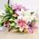 Artificial Lily Flower Wedding Bouquet Two Flowers One Bud Branch For Home And Garden Decor 0