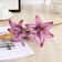 Artificial Lily Flower Wedding Bouquet Two Flowers One Bud Branch For Home And Garden Decor 3