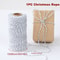 Christmas Bakers Twine String for Gift Box Packaging, Merry Christmas Decoration for Home, New Year Navidad Natal Noel