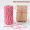 Christmas Bakers Twine String for Gift Box Packaging, Merry Christmas Decoration for Home, New Year Navidad Natal Noel