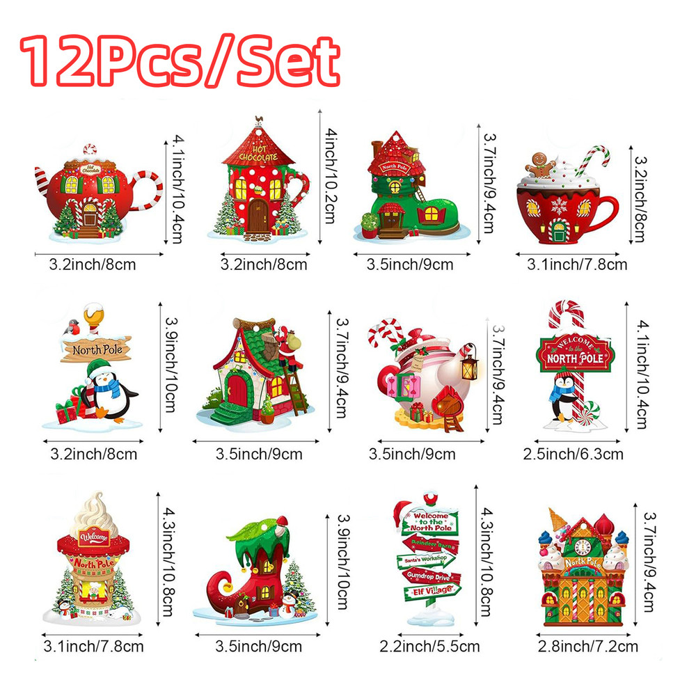 Wooden Gingerbread Man Xmas Tree Hanging Ornaments, Christmas Decor for Home Party New Year Gifts