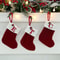 Christmas Alphabet Knitting Socks for Christmas Tree Ornaments, Decorations for Home Noel New Year Xmas Gift