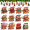 Christmas Gingerbread Man Ornaments Wooden Hanging Pendants For Xmas Tree Kids Home Decoration New 4
