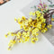Artificial Sakura Flower Silk Petal, New Year Front Door Decoration Hanging Bow, Imitation Linen Ribbon Big Bow Material