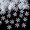 Christmas Snowflakes Confetti Ornaments, Winter Party Cake Decor Decorations for Home Xmas Tree Supplies