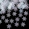 Christmas Snowflakes Confetti Ornaments, Winter Party Cake Decor Decorations for Home Xmas Tree Supplies