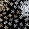 Christmas Snowflakes Confetti Ornaments, Winter Party Cake Decor Decorations for Home Xmas Tree Supplies