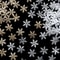 Christmas Snowflakes Confetti Ornaments, Winter Party Cake Decor Decorations for Home Xmas Tree Supplies