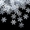 Christmas Snowflakes Confetti Ornaments, Winter Party Cake Decor Decorations for Home Xmas Tree Supplies