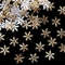 Christmas Snowflakes Confetti Ornaments, Winter Party Cake Decor Decorations for Home Xmas Tree Supplies