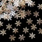 Christmas Snowflakes Confetti Ornaments, Winter Party Cake Decor Decorations for Home Xmas Tree Supplies