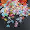Christmas Snowflakes Confetti Ornaments, Winter Party Cake Decor Decorations for Home Xmas Tree Supplies