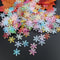 Christmas Snowflakes Confetti Ornaments, Winter Party Cake Decor Decorations for Home Xmas Tree Supplies