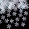 Christmas Snowflakes Confetti Ornaments, Winter Party Cake Decor Decorations for Home Xmas Tree Supplies