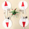 Merry Christmas Tableware Bag Holder Christmas Hat Fork Knife Cutlery Bag Christmas Decor For Home 2