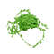 10 Meter, Silk Leaf-Shaped, Artificial Green Leaves, for DIY Wreath, Scrapbooking, Craft Decoration