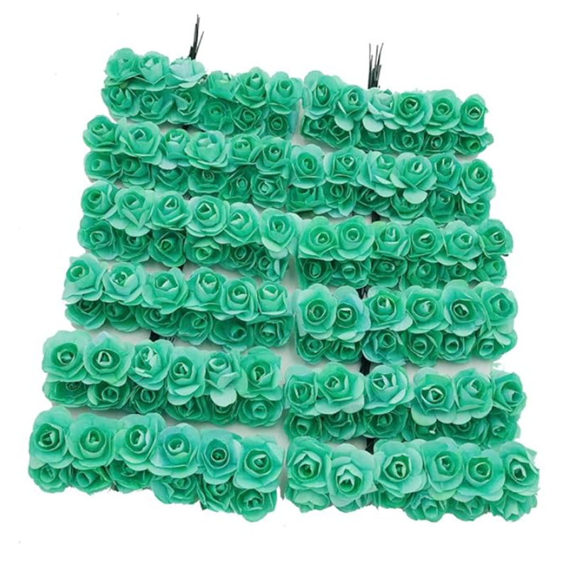 Artificial Mini Paper Rose Bouquet for Wedding Scrapbooking Party Decoration Cheap Artificial Rose Flowers