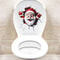 Christmas Snowman Toilet Sticker Merry Christmas Party Decoration Xmas Bathroom Decor New Year Gift 4