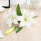 Real Looking, Printing Lily Branch, Artificial Flowers, for Wedding, Home Garden Decoration
