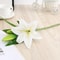 Real Looking, Printing Lily Branch, Artificial Flowers, for Wedding, Home Garden Decoration