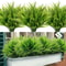 Bundles Artificial Plants Fake Boston Ferns Bushes Faux Shrubs Greenery For Home Garden Outdoor UV 12