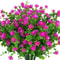 Bundles Artificial Plants Fake Boston Ferns Bushes Faux Shrubs Greenery For Home Garden Outdoor UV 5