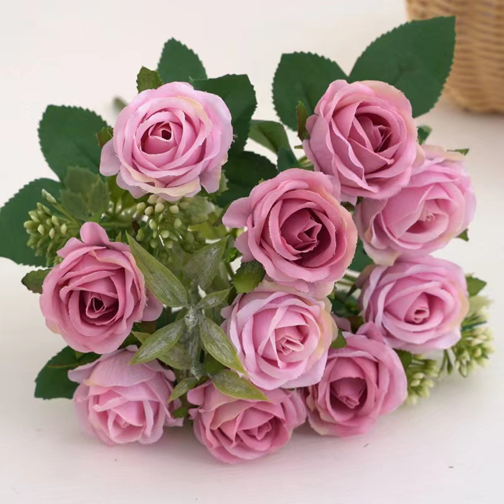 Rose Bouquet, Western Rose, Artificial Flowers, Wedding Decoration, Peonies, Fake Flowers, Soft Floral Arrangement
