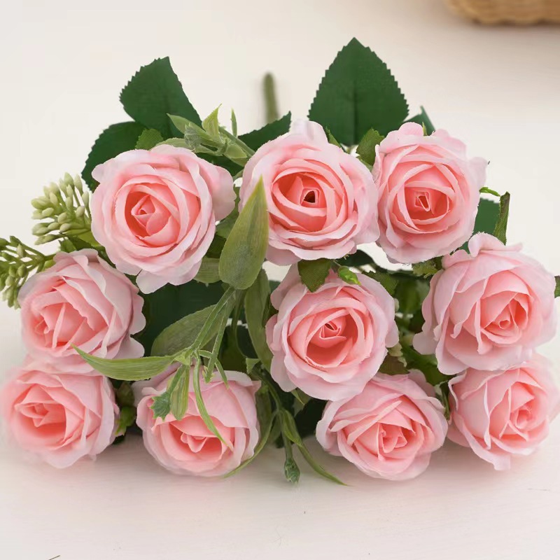 Rose Bouquet, Western Rose, Artificial Flowers, Wedding Decoration, Peonies, Fake Flowers, Soft Floral Arrangement