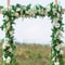 Artificial White Flower Fake Hanging Garland Flowers, Leaves Artificials, Fake Vine Plants Wedding Decoration