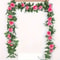 Artificial White Flower Fake Hanging Garland Flowers, Leaves Artificials, Fake Vine Plants Wedding Decoration